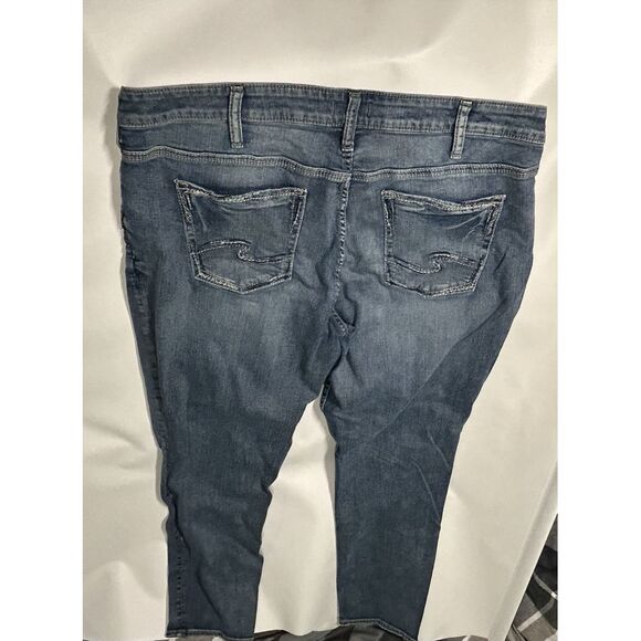 womens silver jeans Size 18/L29 Blue Jeans - Picture 1 of 14